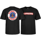 Powell Peralta Supreme Logo T-shirt Black - SkateTillDeath.com
