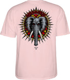 Powell Peralta Vallely Elephant T-shirt pink - SkateTillDeath.com