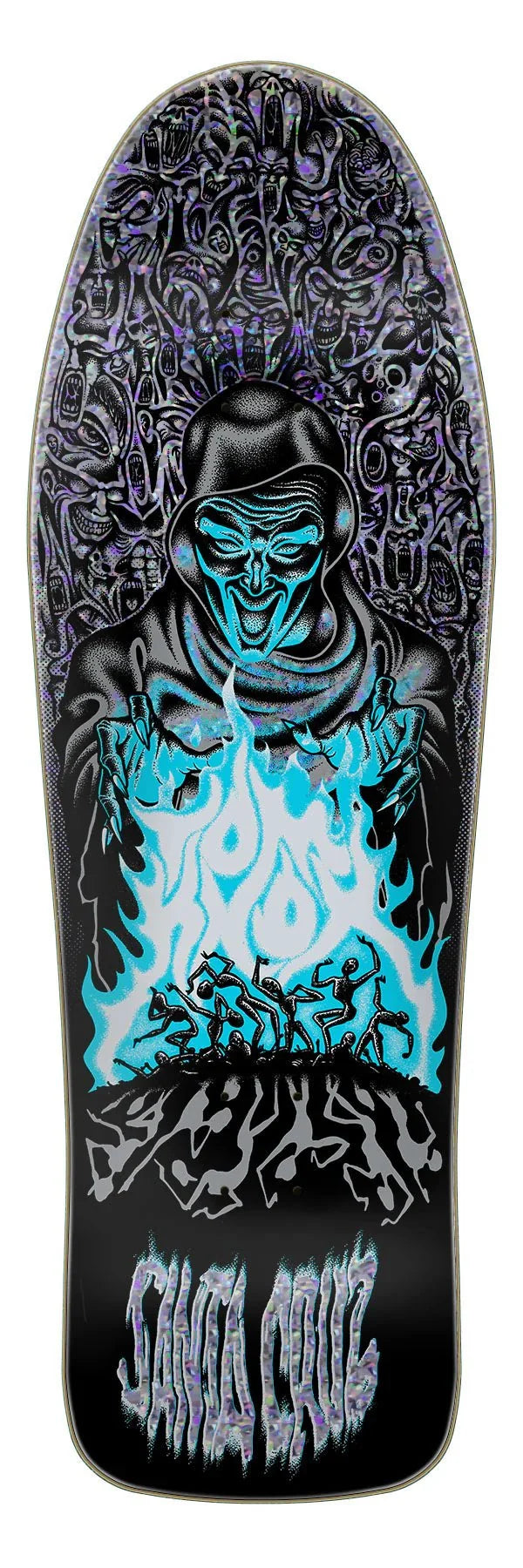 PREORDER (SHIPPING 19/6) 10.07in Tom Knox Firepit Reissue Santa Cruz Skateboard Deck - SkateTillDeath.com