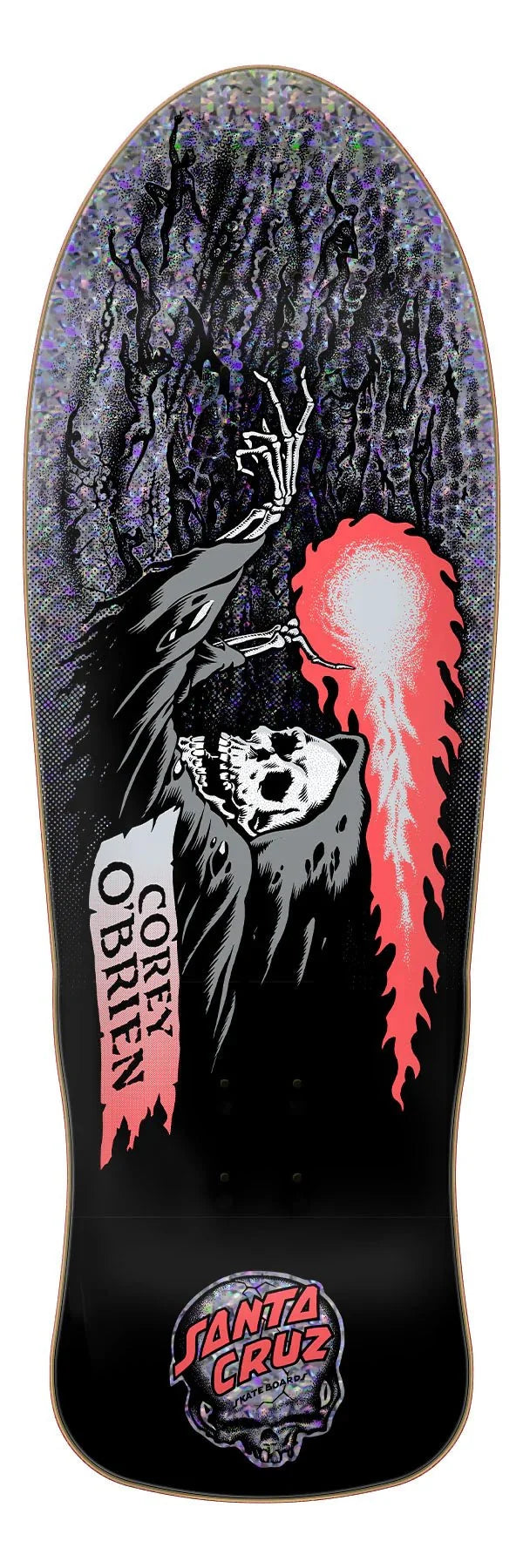 PREORDER (SHIPPING 19/6) 9.84in Corey OBrien Reaper Reissue Santa Cruz Skateboard Deck - SkateTillDeath.com
