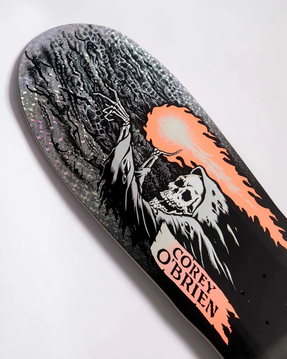 PREORDER (SHIPPING 19/6) 9.84in Corey OBrien Reaper Reissue Santa Cruz Skateboard Deck - SkateTillDeath.com