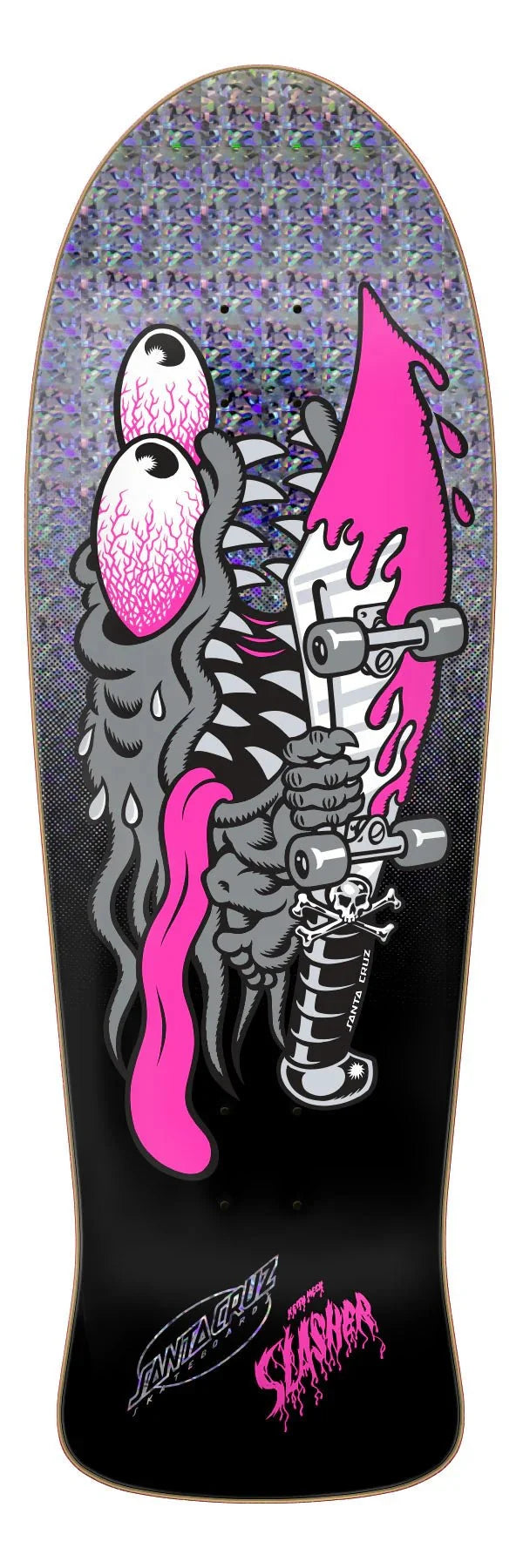 PREORDER, SHIPPING ON 19/6/2026 10.1in Keith Meek Slasher Reissue Santa Cruz Skateboard Deck - SkateTillDeath.com