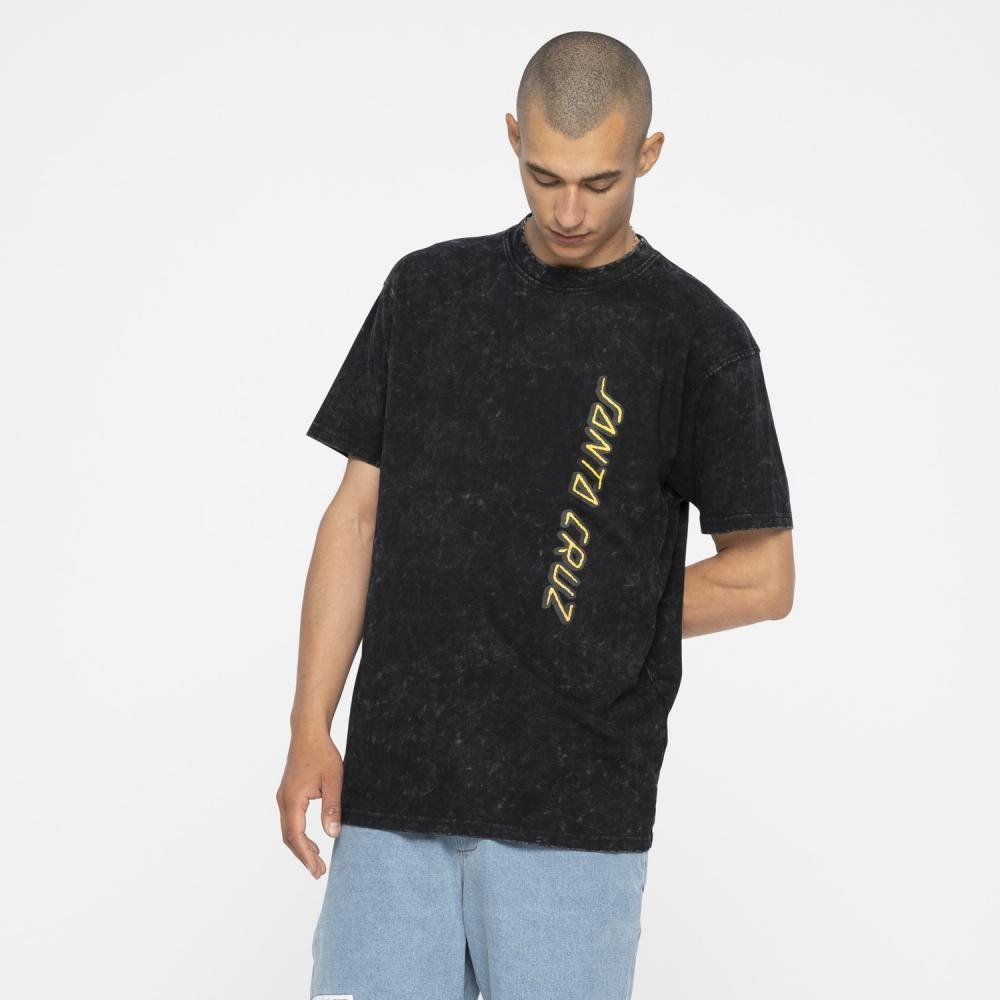 Roskopp Break T-Shirt black acid wash - SkateTillDeath.com