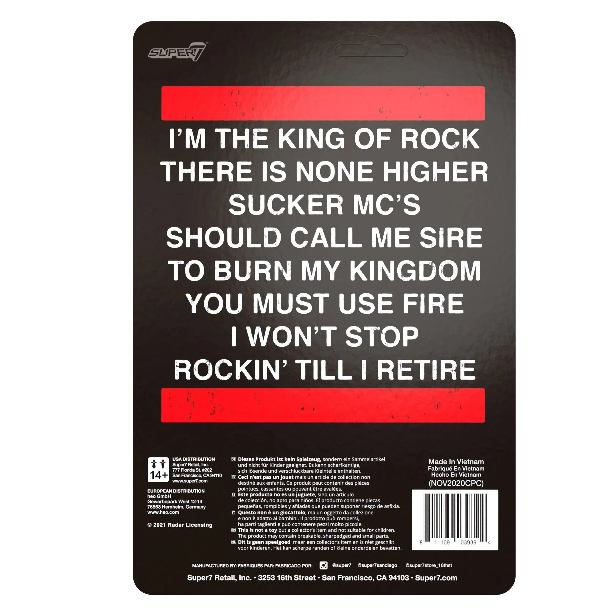 RUN DMC ReAction Figures Joseph "Run" Simmons - SkateTillDeath.com