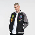 SANTA CRUZ JACKET SW CELEBRATION JACKET - BLACK / GREY - SkateTillDeath.com