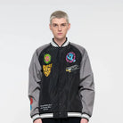 SANTA CRUZ JACKET SW CELEBRATION JACKET - BLACK / GREY - SkateTillDeath.com