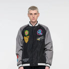 SANTA CRUZ JACKET SW CELEBRATION JACKET - BLACK / GREY - SkateTillDeath.com
