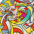 Santa Cruz Old School Hosoi Picasso Reissue Deck (White) - SkateTillDeath.com