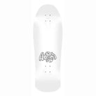 Santa Cruz Old School Hosoi Picasso Reissue Deck (White) - SkateTillDeath.com