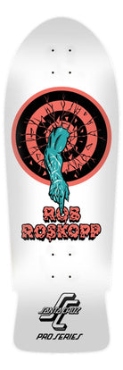 Santa Cruz Roskopp One Reissue Deck (White Dip) - SkateTillDeath.com