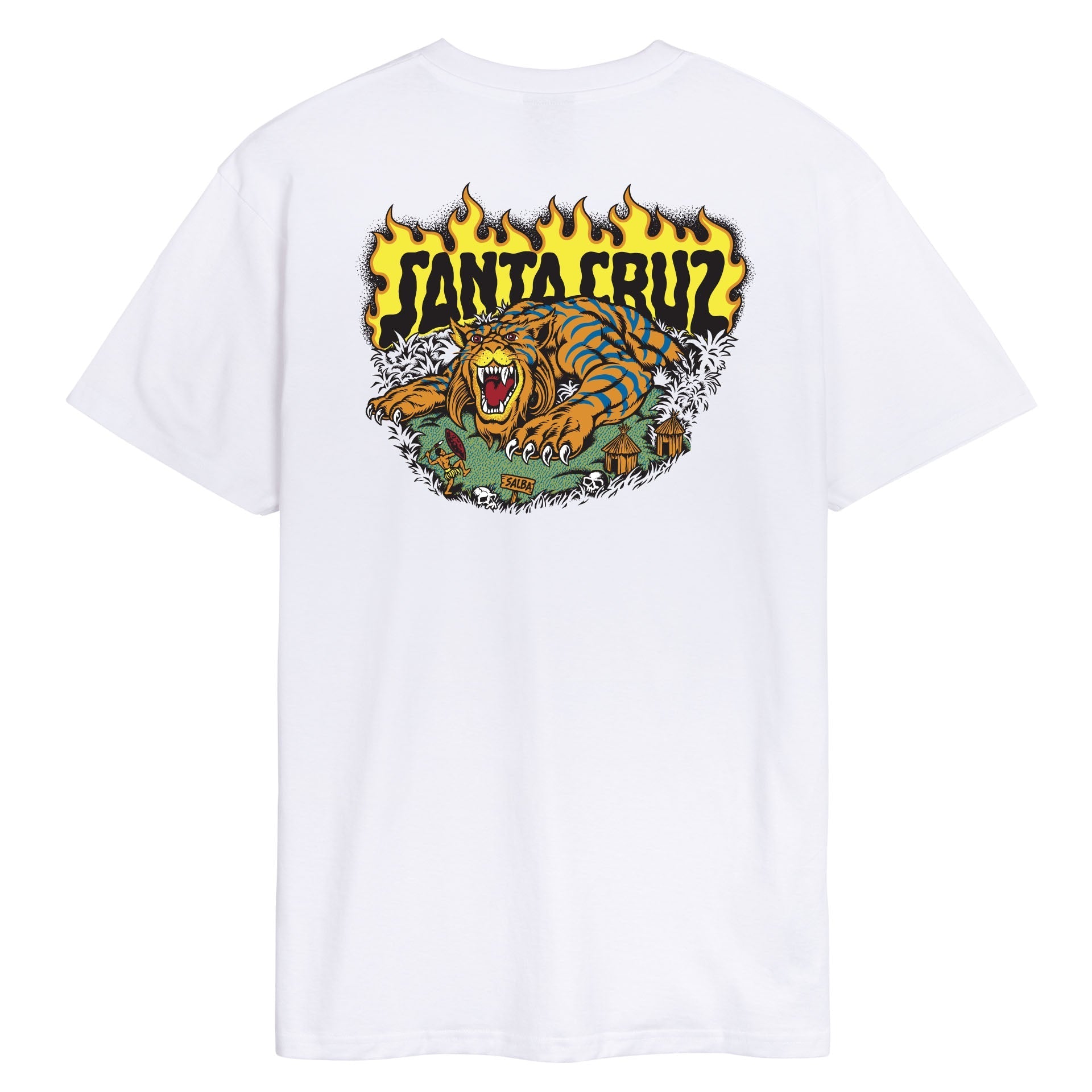 SANTA CRUZ SALBA TIGER REDUX T-SHIRT - SkateTillDeath.com