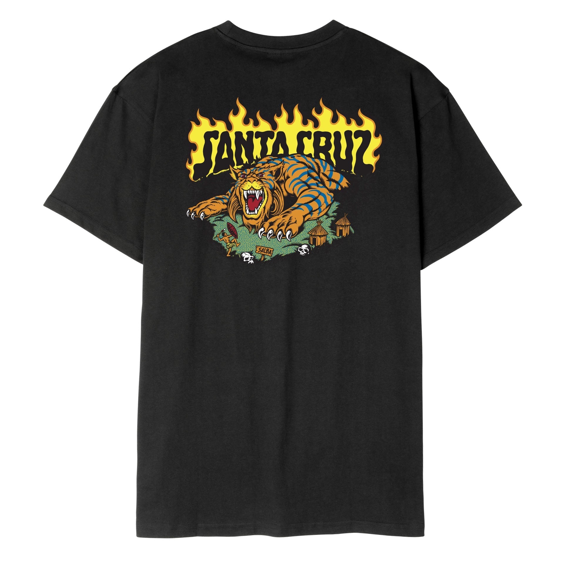 SANTA CRUZ SALBA TIGER REDUX T-SHIRT - SkateTillDeath.com