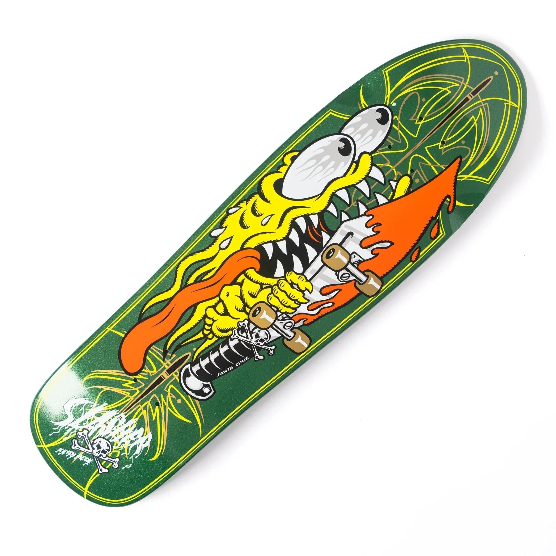 Santa Cruz Skateboards Keith Meek Pinstripe Slasher 9.32" x 31.67" Deck - SkateTillDeath.com
