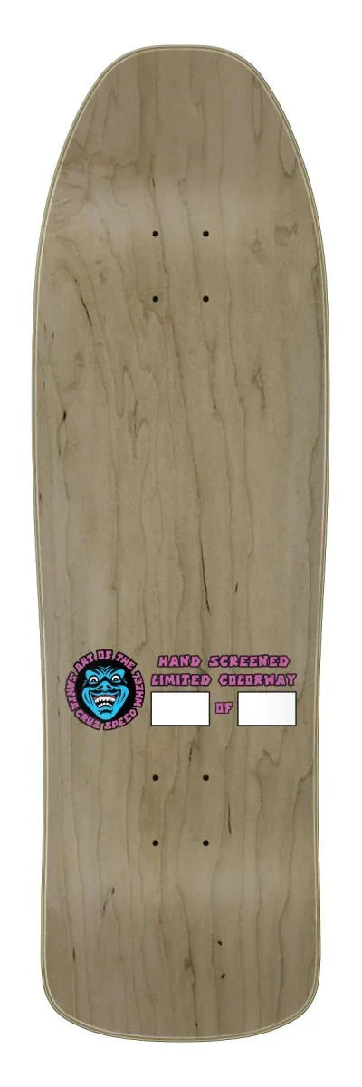 Santa Cruz Skateboards Speed Wheels Vein Hand deck 9.35" pink - SkateTillDeath.com