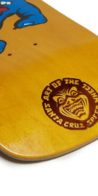 Santa Cruz Skateboards Speed Wheels Vein Hand deck 9.35" yellow green blue - SkateTillDeath.com