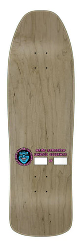 Load image into Gallery viewer, Santa Cruz Skateboards Speed Wheels Vein Hand deck 9.35&quot; yellow green blue - SkateTillDeath.com
