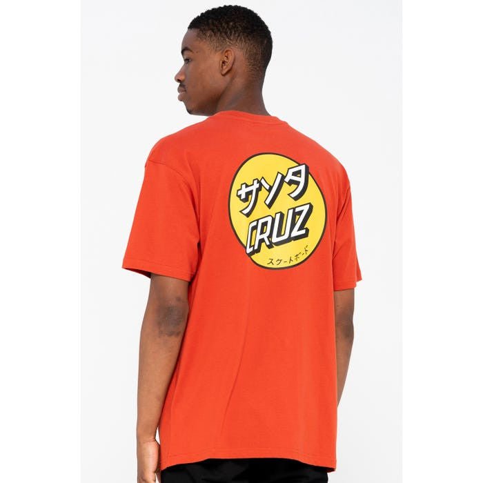 Santa Cruz T-Shirt Mixed Up Dot T-Shirt Ketchup - SkateTillDeath.com