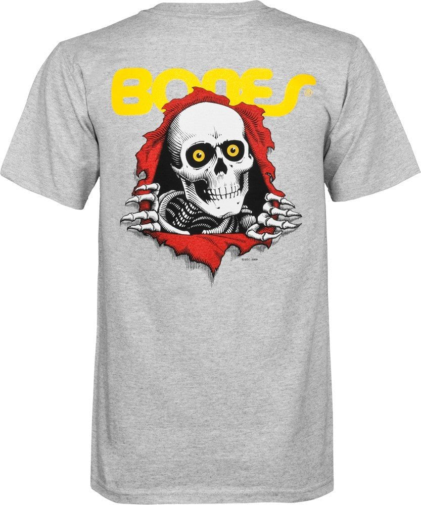 T-Shirt Powell-Peralta Ripper Gray - SkateTillDeath.com