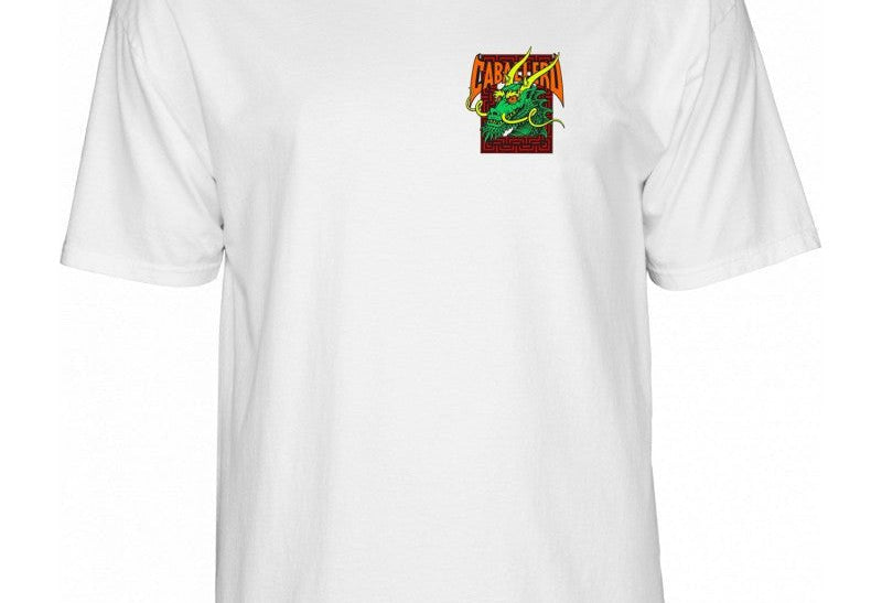 T-shirt Powell Peralta Steve Caballero Street Dragon - White - SkateTillDeath.com
