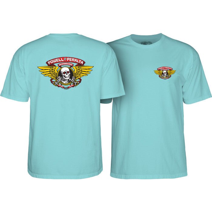 T-shirt Powell-Peralta™Winged Ripper Teal - SkateTillDeath.com