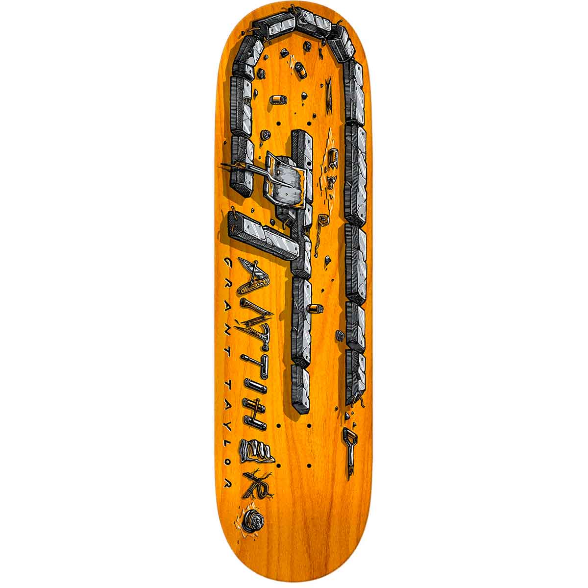 Taylor Debris 8.4" (Multi) Deck - SkateTillDeath.com