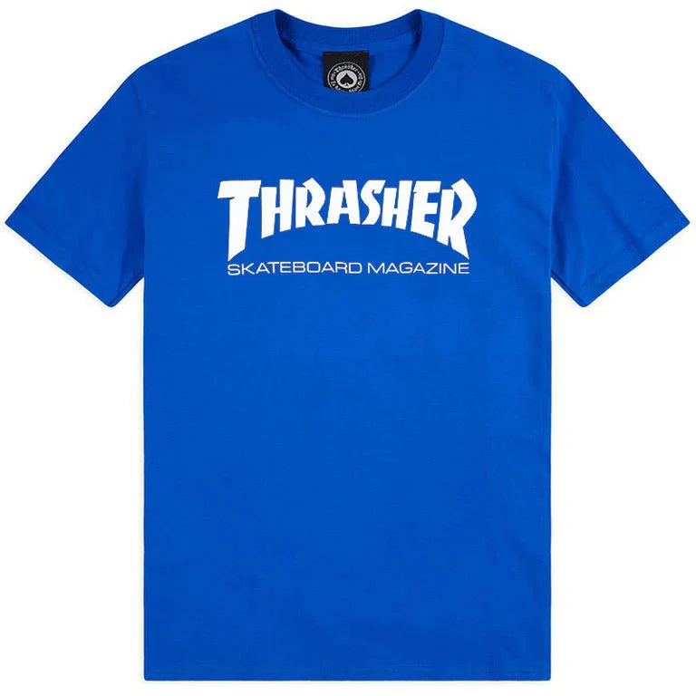 Thrasher Skate Mag T-Shirt Royal Blue - SkateTillDeath.com