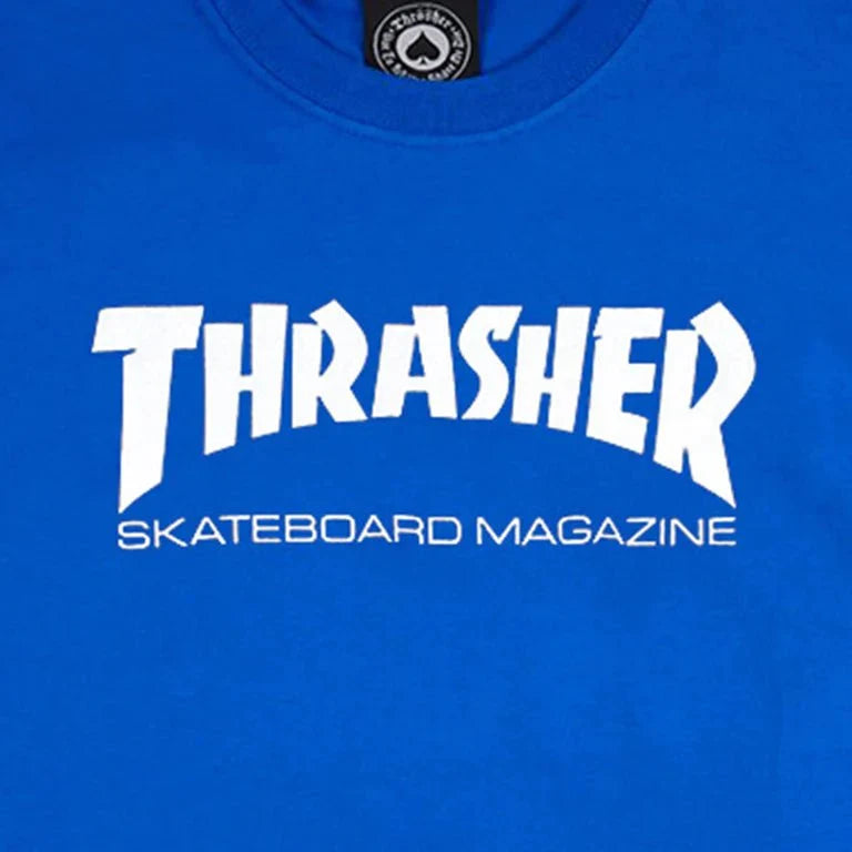 Thrasher Skate Mag T-Shirt Royal Blue - SkateTillDeath.com