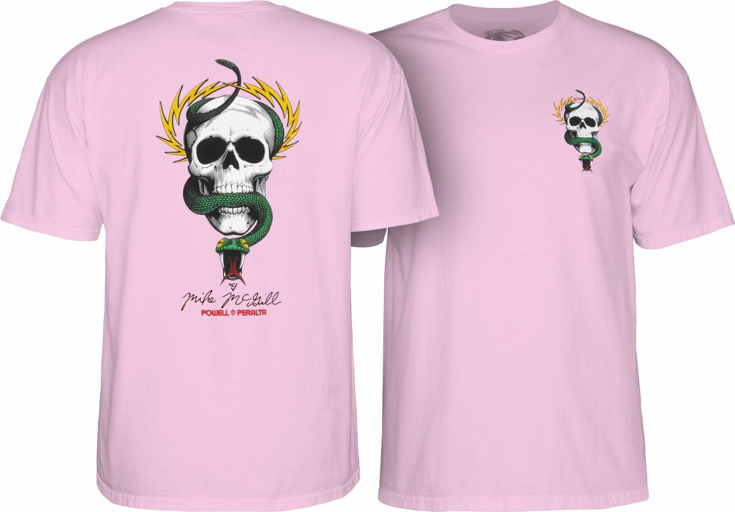 Tshirt Powell Peralta Mike McGill Pink - SkateTillDeath.com