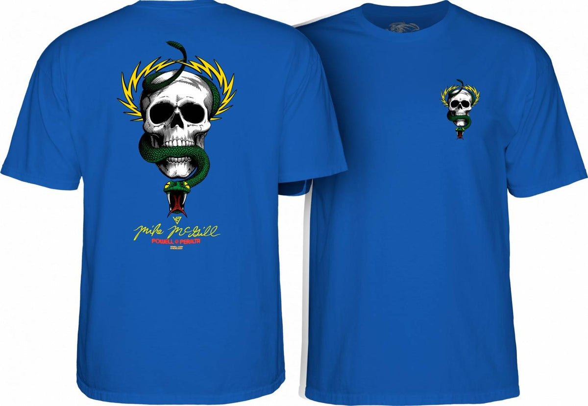 Tshirt Powell Peralta Mike McGill Royal Blue - SkateTillDeath.com