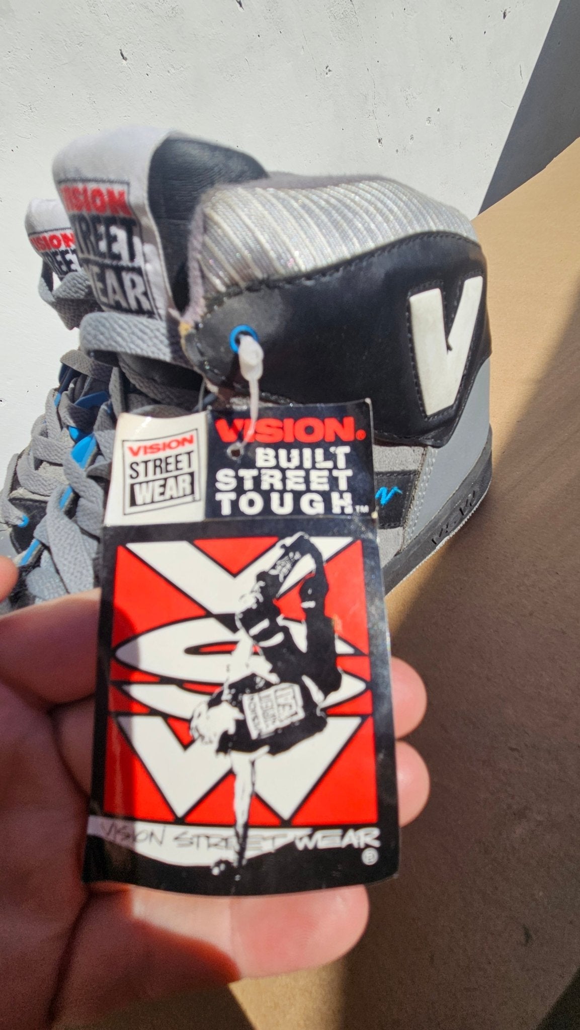 Vintage Vision 1989 skateboard shoes - SkateTillDeath.com