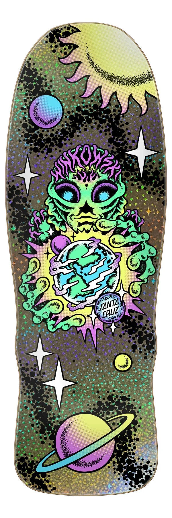 Winkowski Cosmic Pro Shaped Skateboard Deck 10.35in x 30.54in - SkateTillDeath.com