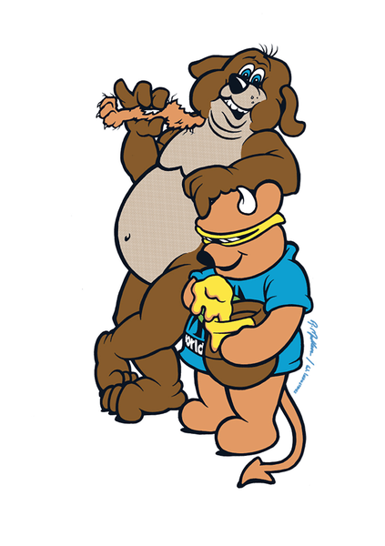 WORLD INDUSTRIES STICKER MULLEN BEAR - SkateTillDeath.com