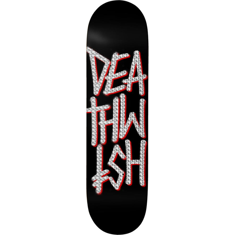 Deathwish - Skateboard - Deck - Deathstack Blk/Holo Foil 8" (Multi) Deck