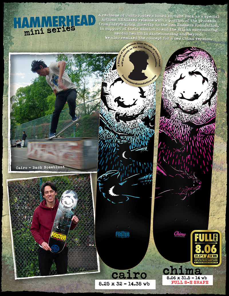 Real - Skateboard - Deck - Chima Hammerhead 8.06" (Multi) Deck