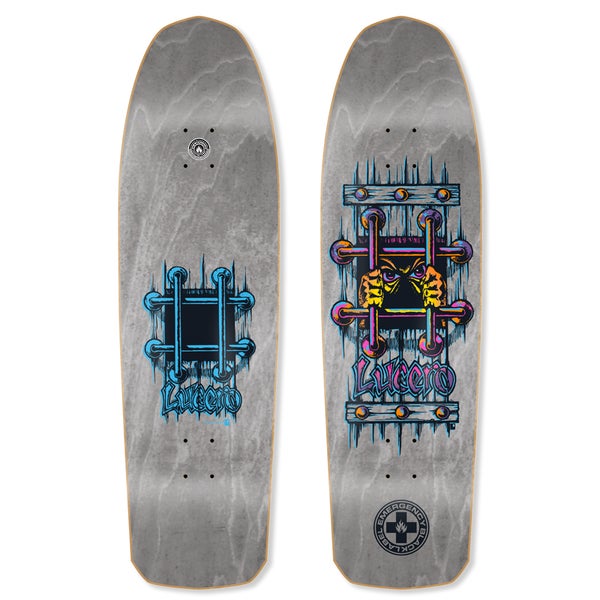 Black Label - Skateboard - Deck - Lucero "O.G. Bars" 9.25" (Gray) Deck