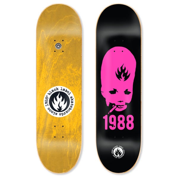 Black Label - Skateboard - Deck - Thumbhead 8.25" (Pink) Deck
