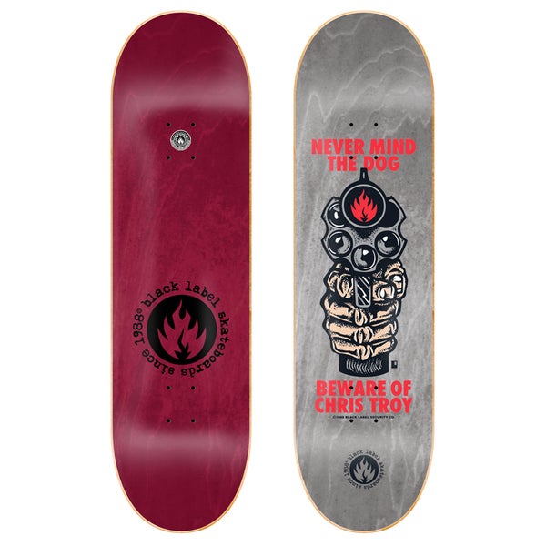 Black Label - Skateboard - Deck - Chris Troy “Beware” 8.5" (Multi) Deck