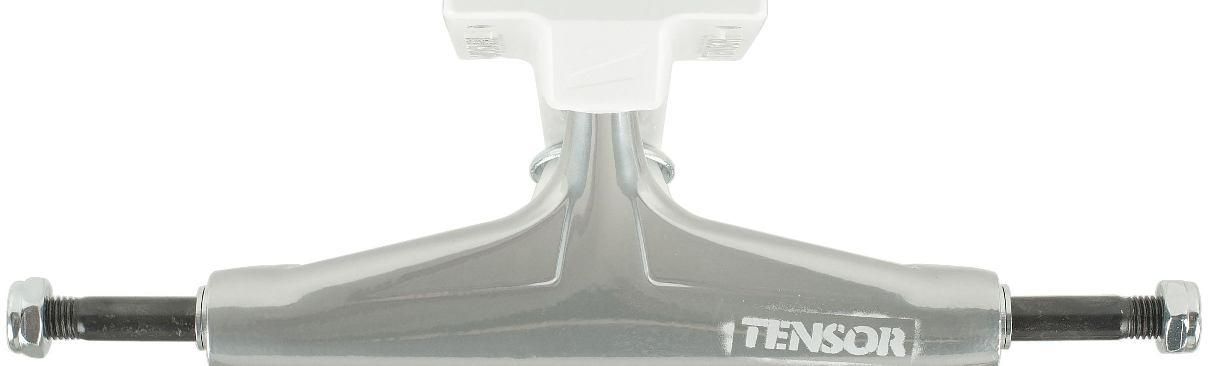 Tensor - Skateboard - Trucks - Alum Stencil Mirror 5.25" (Mirror/White) Trucks