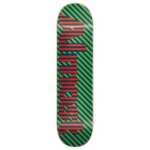 Almost - Skateboard - Deck - Stripes Hyb 8" (Green) Deck