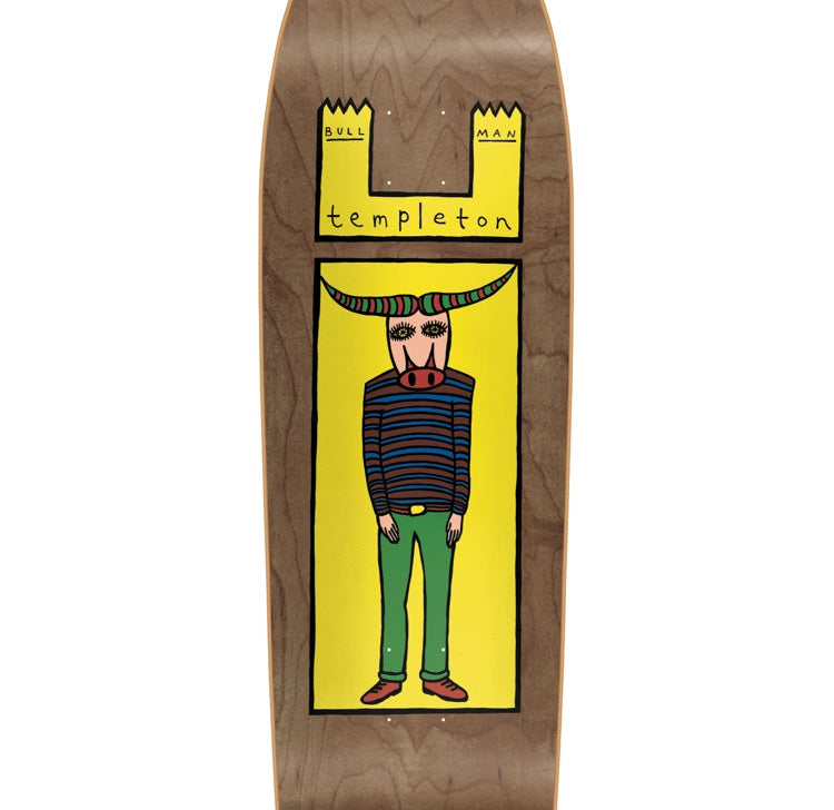 Heritage - Skateboard - Deck - Templeton Bullman Ht 9.35" (Brown) Deck