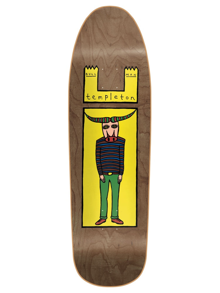 Heritage - Skateboard - Deck - Templeton Bullman Ht 9.35" (Brown) Deck
