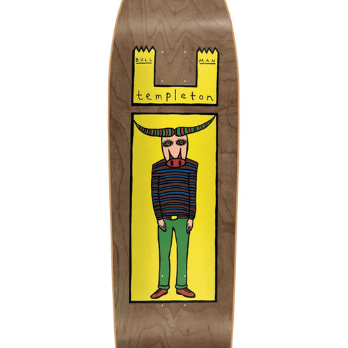 Load image into Gallery viewer, Heritage - Skateboard - Deck - Templeton Bullman Ht 9.35&quot; (Brown) Deck

