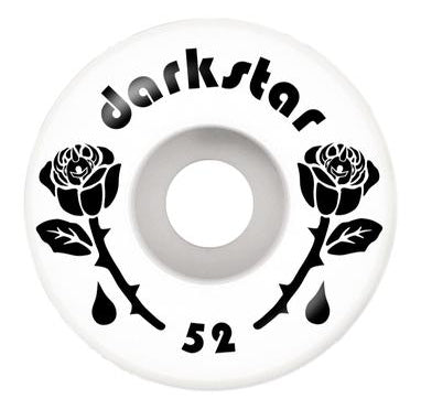 Darkstar - Skateboard - Wheels - Forty  52mm (Black/White) Wheels