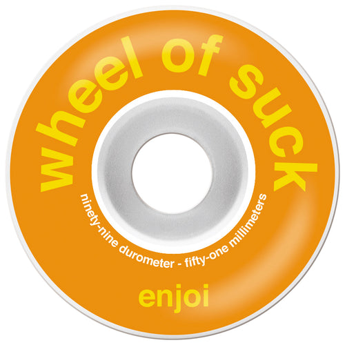 Load image into Gallery viewer, Enjoi - Skateboard - Wheels - Wheel Of Suck  51mm (Orange) Wheels
