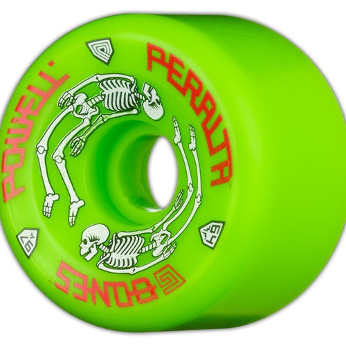 Load image into Gallery viewer, Powell Peralta - Skateboard - Wheels - G-Bones 64mm 97A (Green) Wheels
