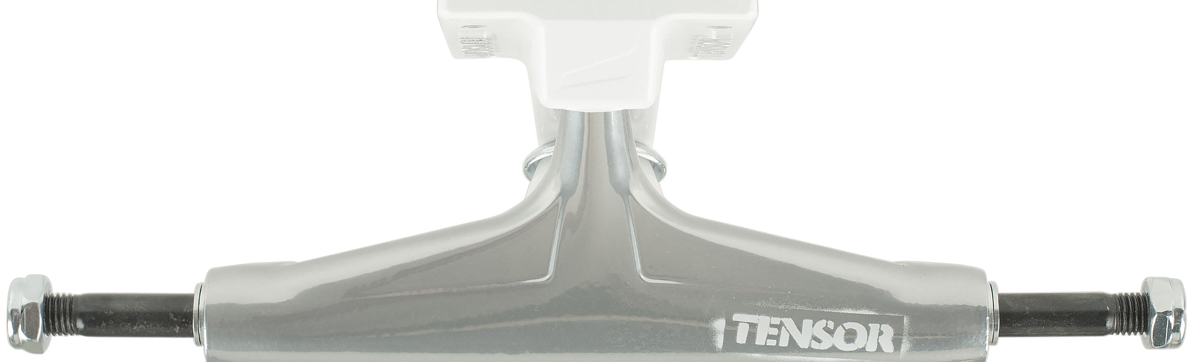 Tensor - Skateboard - Trucks - Alum Stencil Mirror 5.5" (Mirror/White) Trucks