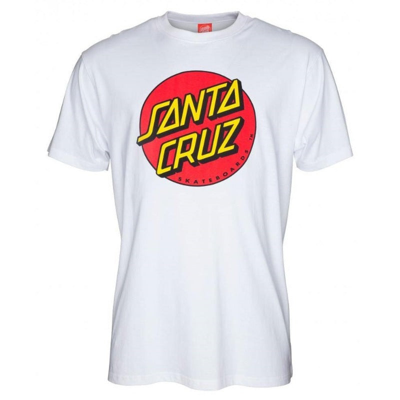 Santa Cruz T-Shirt Classic Dot White