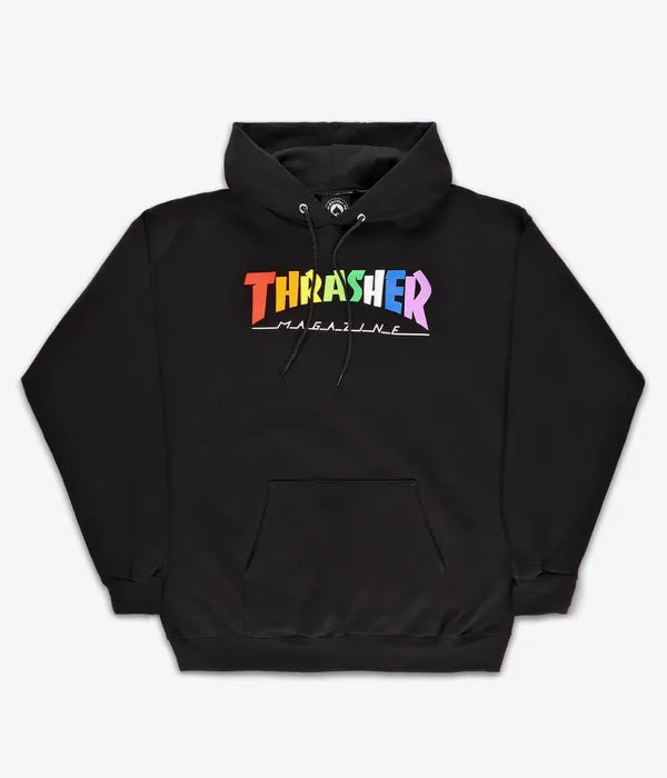 Thrasher Rainbow Mag Hood (Black)