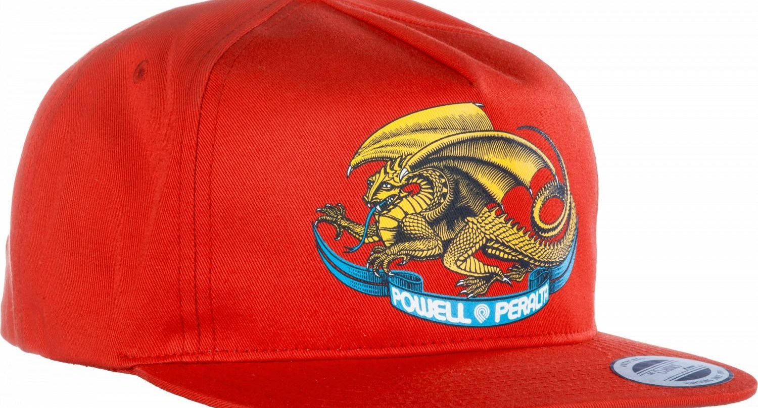 Powell Peralta - Clothing - Snapback - Powell Peralta Oval Dragon Snap Back Cap Red   Snapback