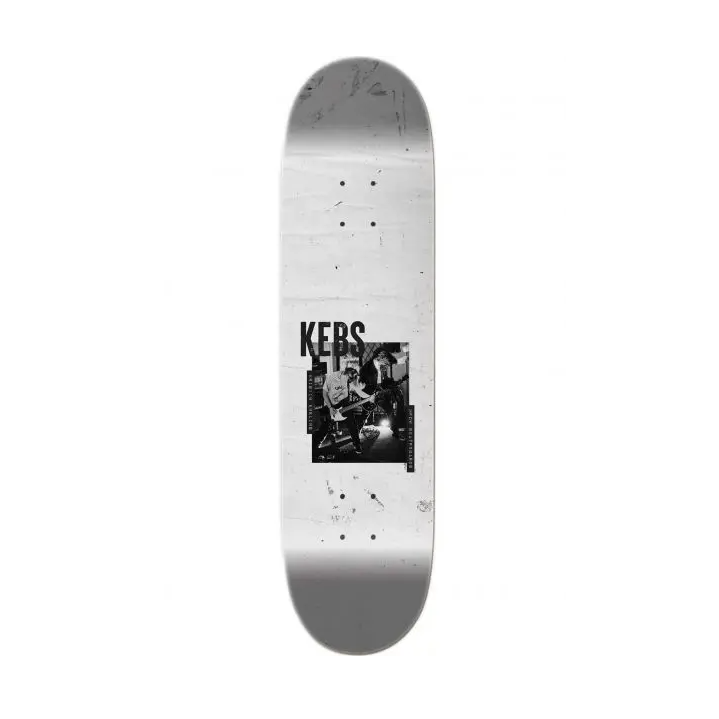 Kristin Ebeling KEBS Silver Skateboard Deck